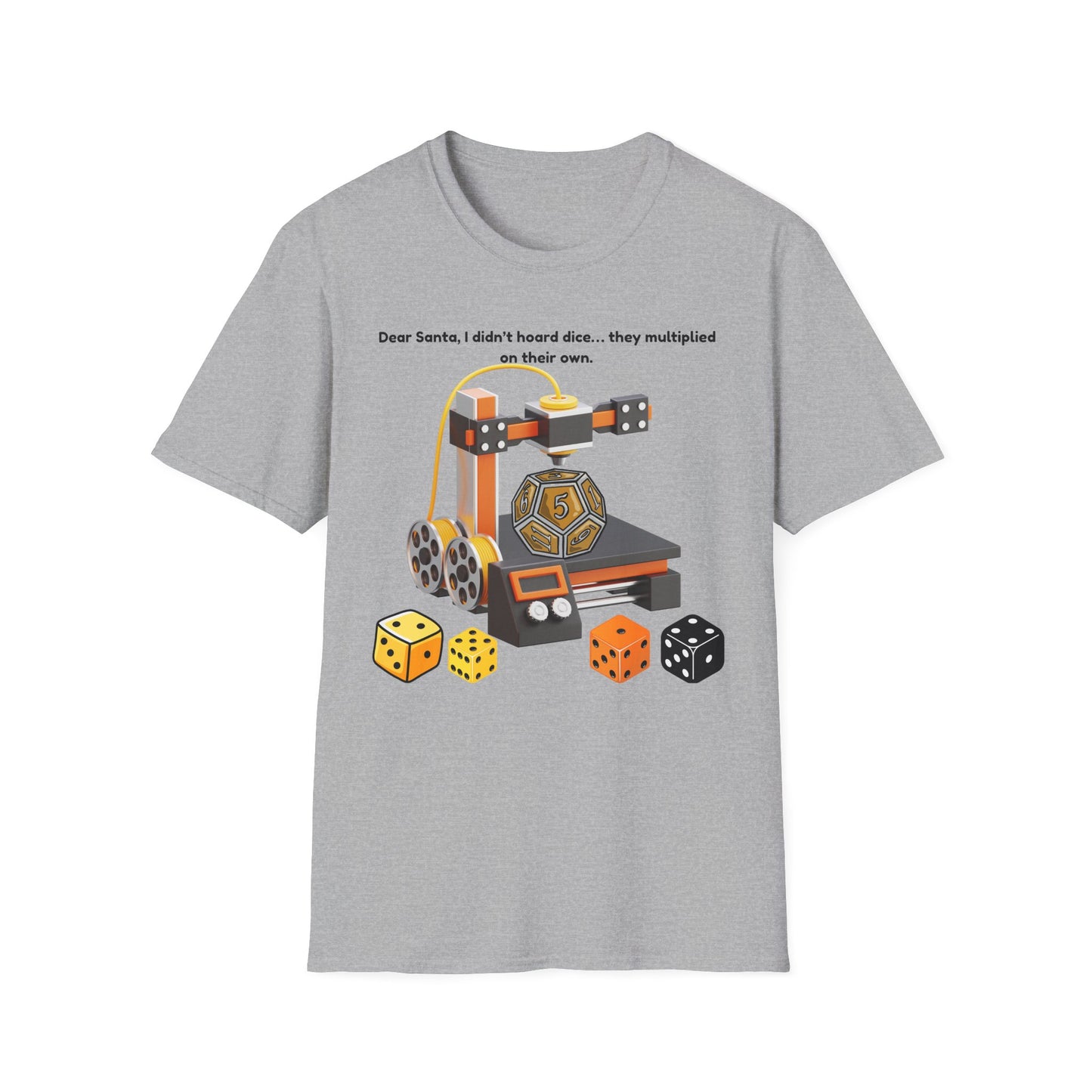 Dice Multiplying Machine T-Shirt | Funny Dungeons & Dragons Tabletop Dice Art