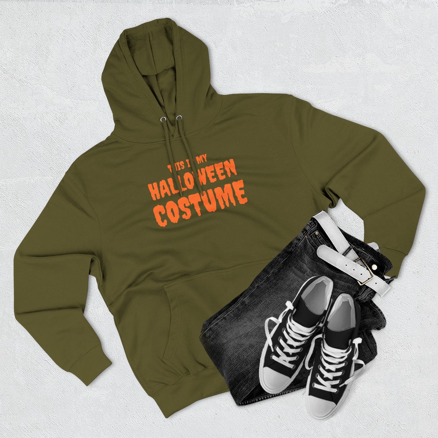 Halloween Costume Hoodie, Funny Costume Sweatshirt, Party Outfit, Fall Apparel, Trick or Treat, Spooky Season Fashion