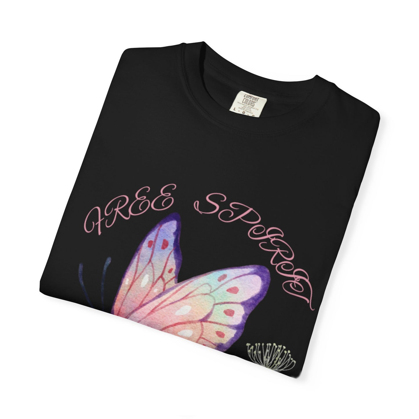 Butterfly Meadow T-Shirt, Colorful Graphic Tee for Nature Lovers, Spring Fashion, Gift for Her, Eco-Friendly Apparel