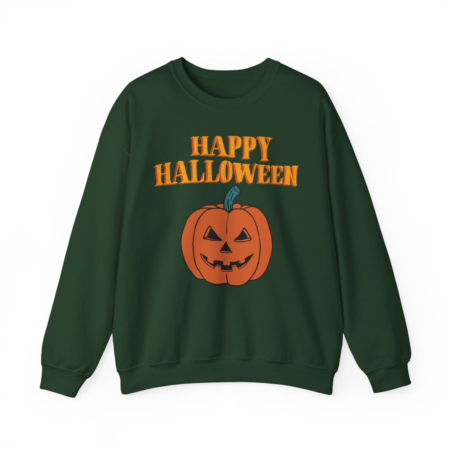 Halloween Pumpkin Sweatshirt, Cozy Fall Sweater, Unisex Crewneck, Spooky Season Apparel, Halloween Gift, Casual October Fashion