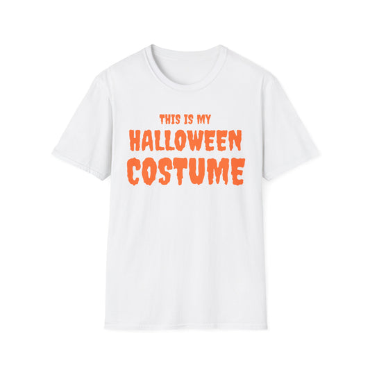 Halloween Costume T-Shirt, Fun Unisex Tee, Spooky Season Apparel, Casual Halloween Wear, Trick or Treat Shirt, Gift for Halloween Lovers
