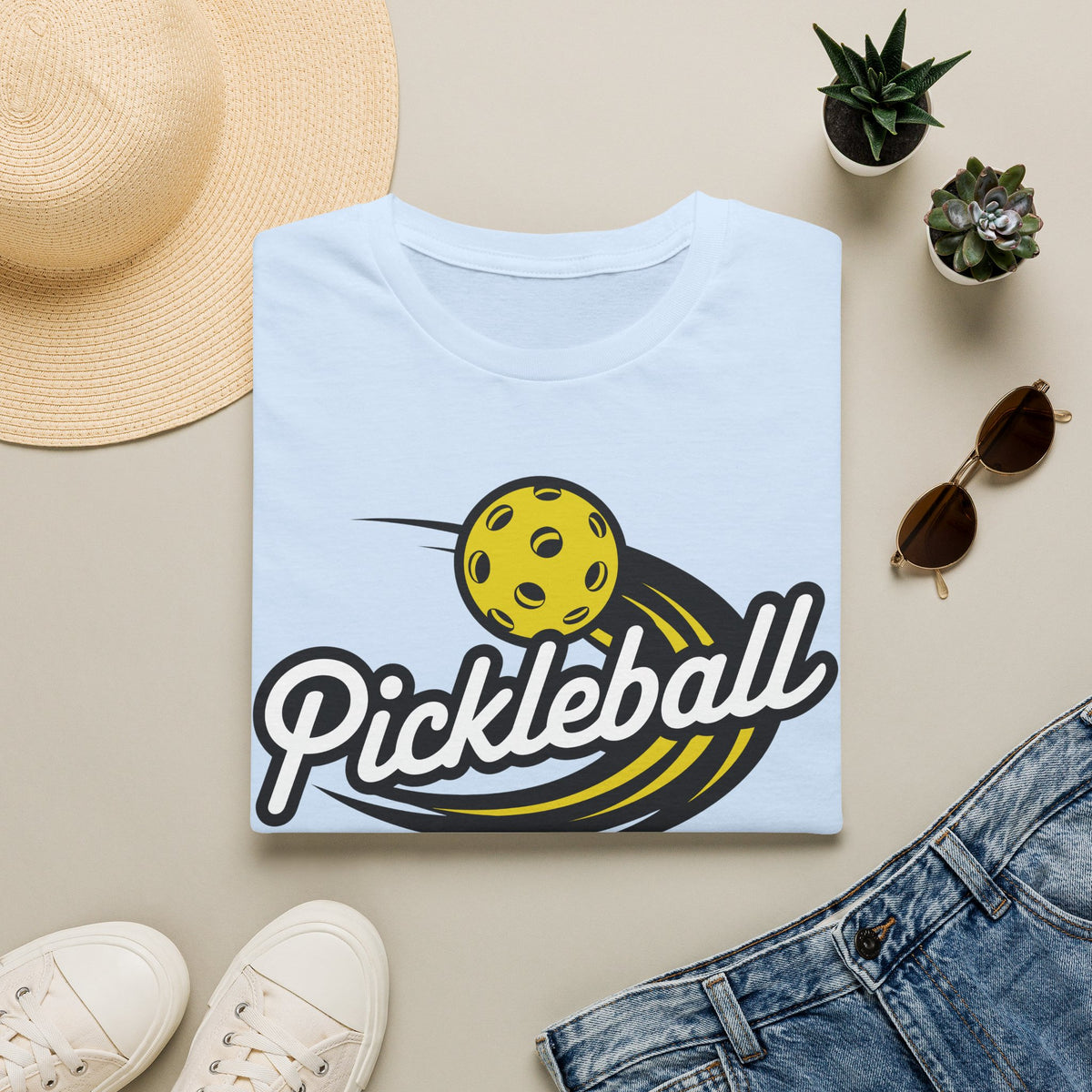 Pickleball Logo 'Just One More Game' T-Shirt | Pickleball Tee