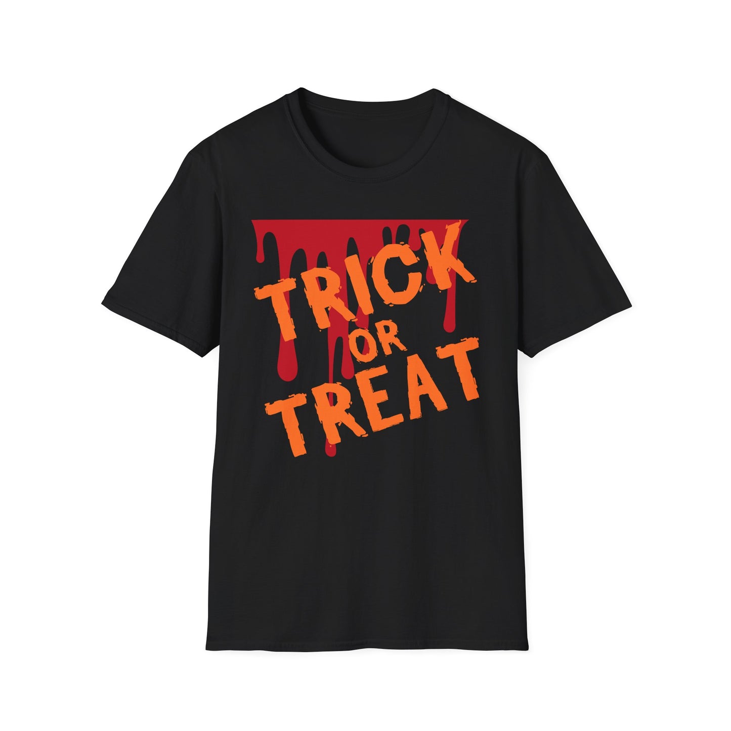 Halloween Trick or Treat Unisex T-Shirt, Spooky Costume Tee, Fall Festival Wear, Halloween Party Shirt, Yearly Autumn Apparel