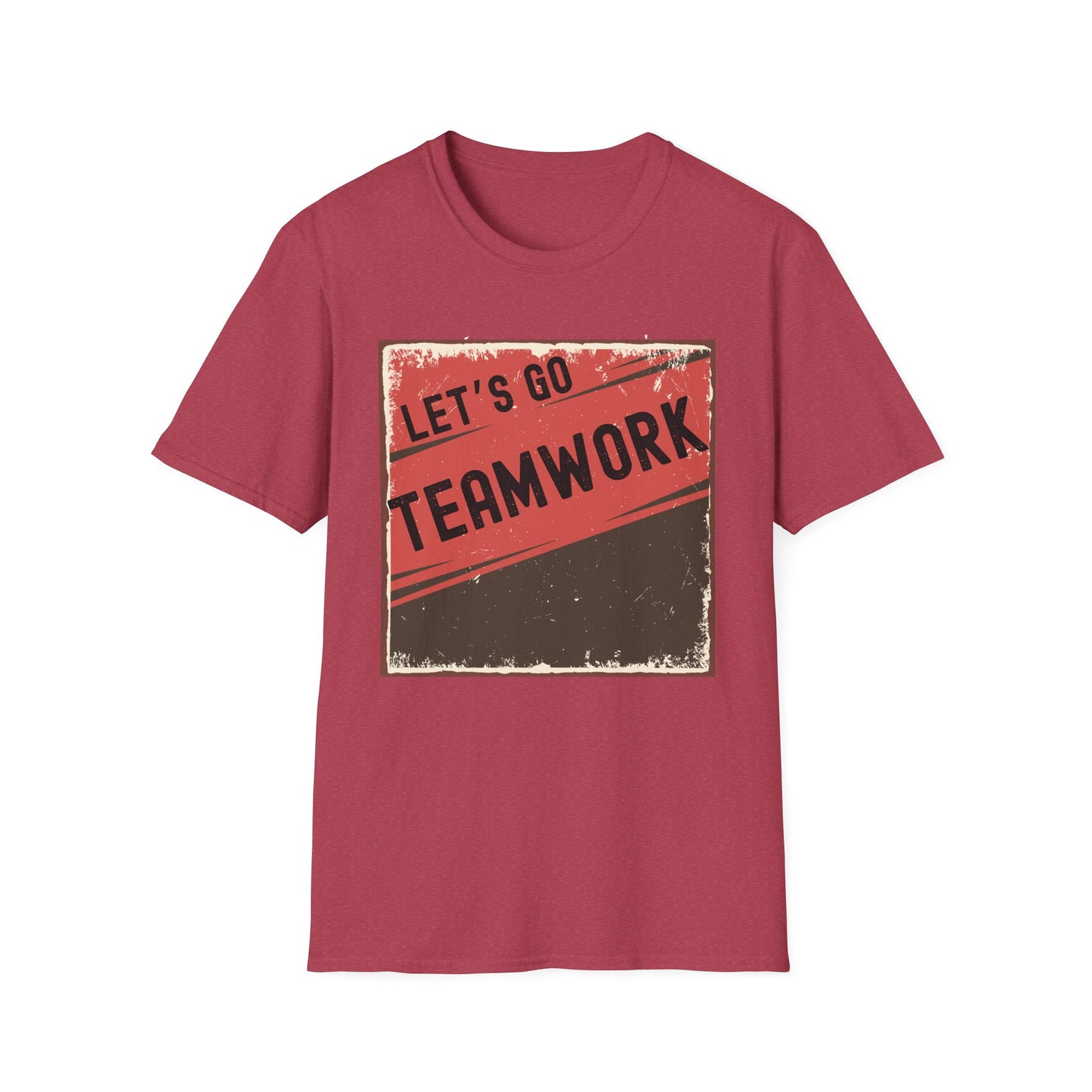 Let's Go Teamwork Unisex T-Shirt - Motivational Team Spirit Tee, Ideal for Sports Events, Team Outings, Fundraisers, Gifts