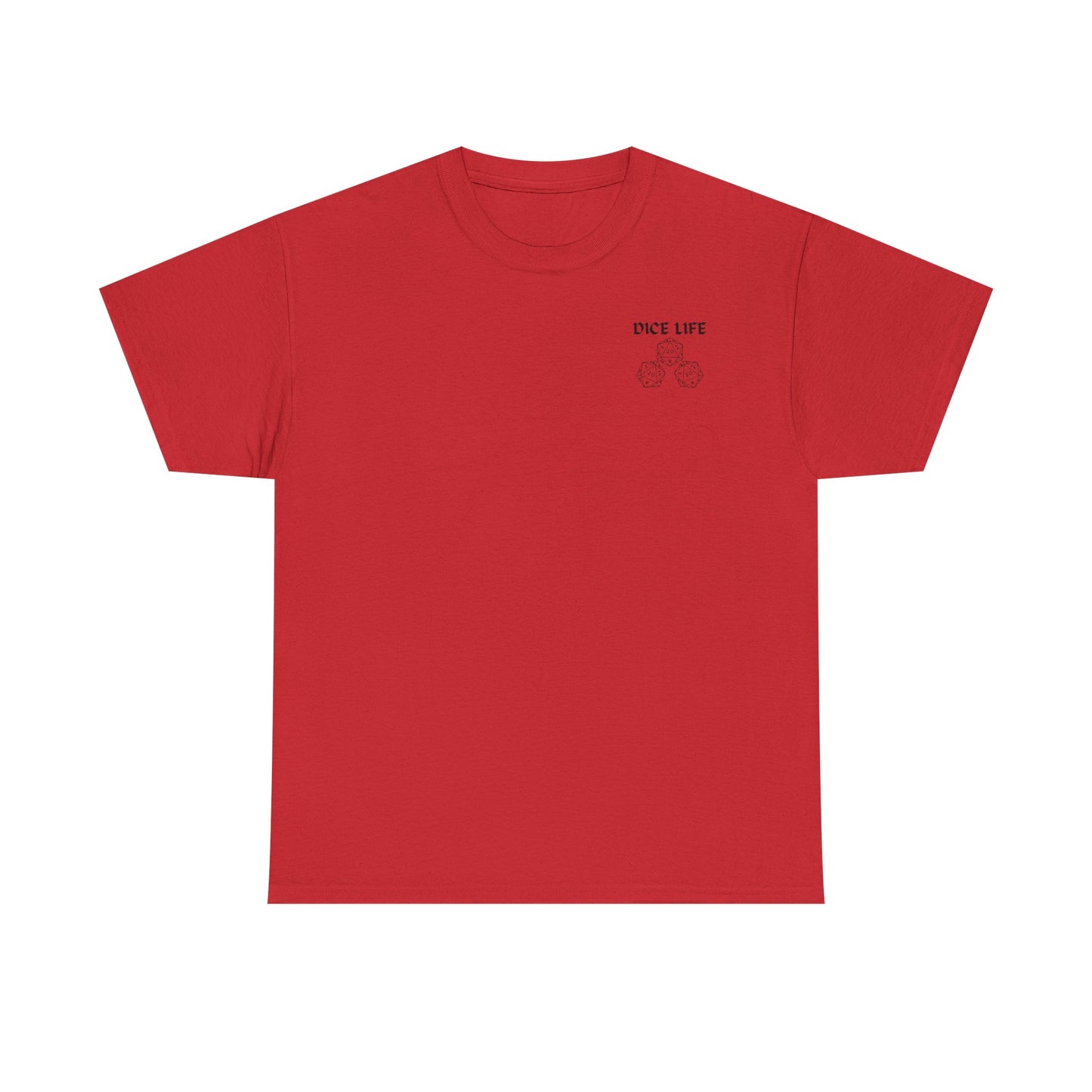 Dice Life Gaming T-Shirt, Perfect for Gamers, D&D Enthusiasts, Casual Wear, Gift for Tabletop Players, Unisex Graphic Tee
