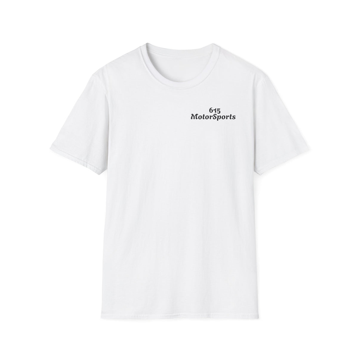 615 Motorsports T-Shirt | Racing Logo Tee, Small Chest Print