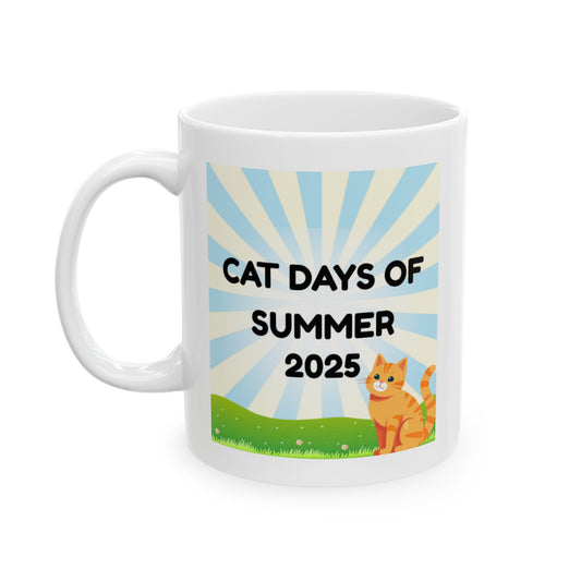 Whimsical Cat Lover Mug, Fun Gift for Cat Owners, Cozy Tea, Coffee Mug, Birthday Present, Home Office Decor
