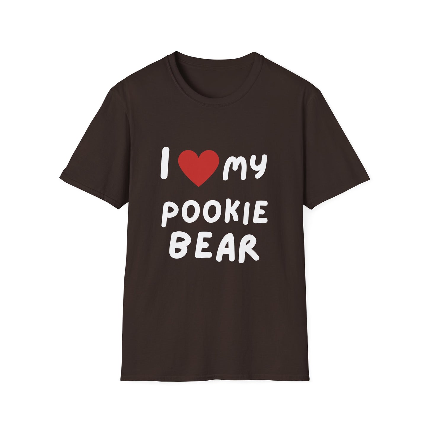 I Heart My Pookie Bear T-Shirt | Cute Heart Typography Tee