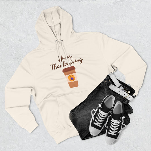 Thanksgiving Fleece Hoodie, Cozy Fall Sweatshirt, Holiday Hooded Pullover, Autumn Outfit, Thanksgiving Gift