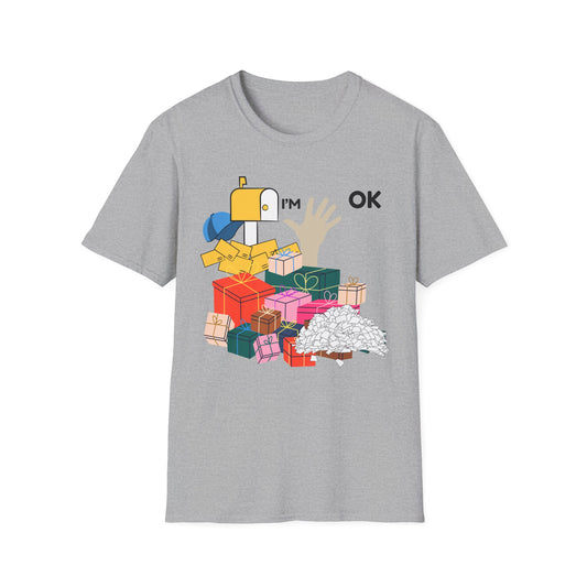 Mail Carrier shirt  I'm OK Graphic Tee, Gift for Friends, Casual Wear, Holiday Apparel, Fun  Quirky Style