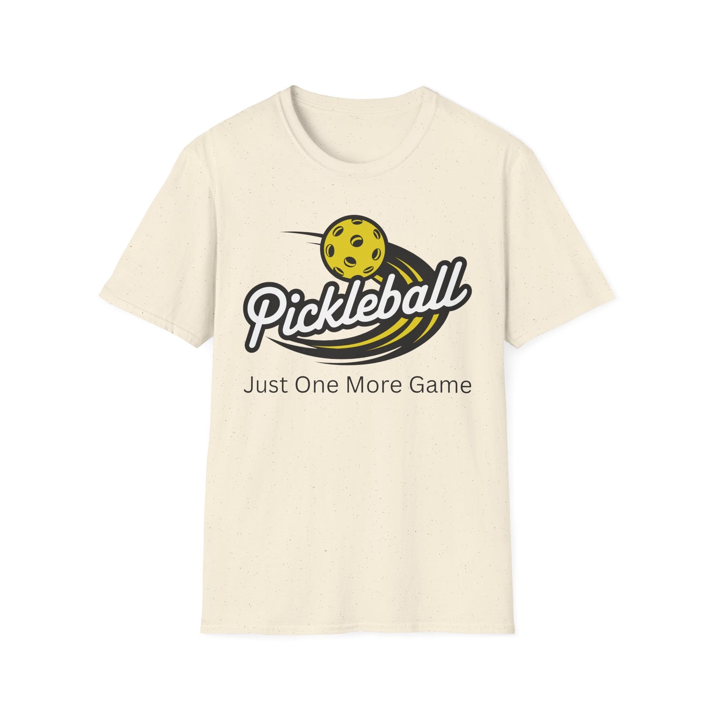 Pickleball Logo 'Just One More Game' T-Shirt | Pickleball Tee