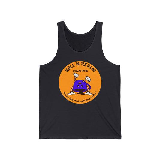 Playful Unisex Jersey Tank Top - Perfect for Summer, Fun Outings, and Casual Wear, Gift for Gamers, Relaxation, Warm Weather, Graphic Tank
