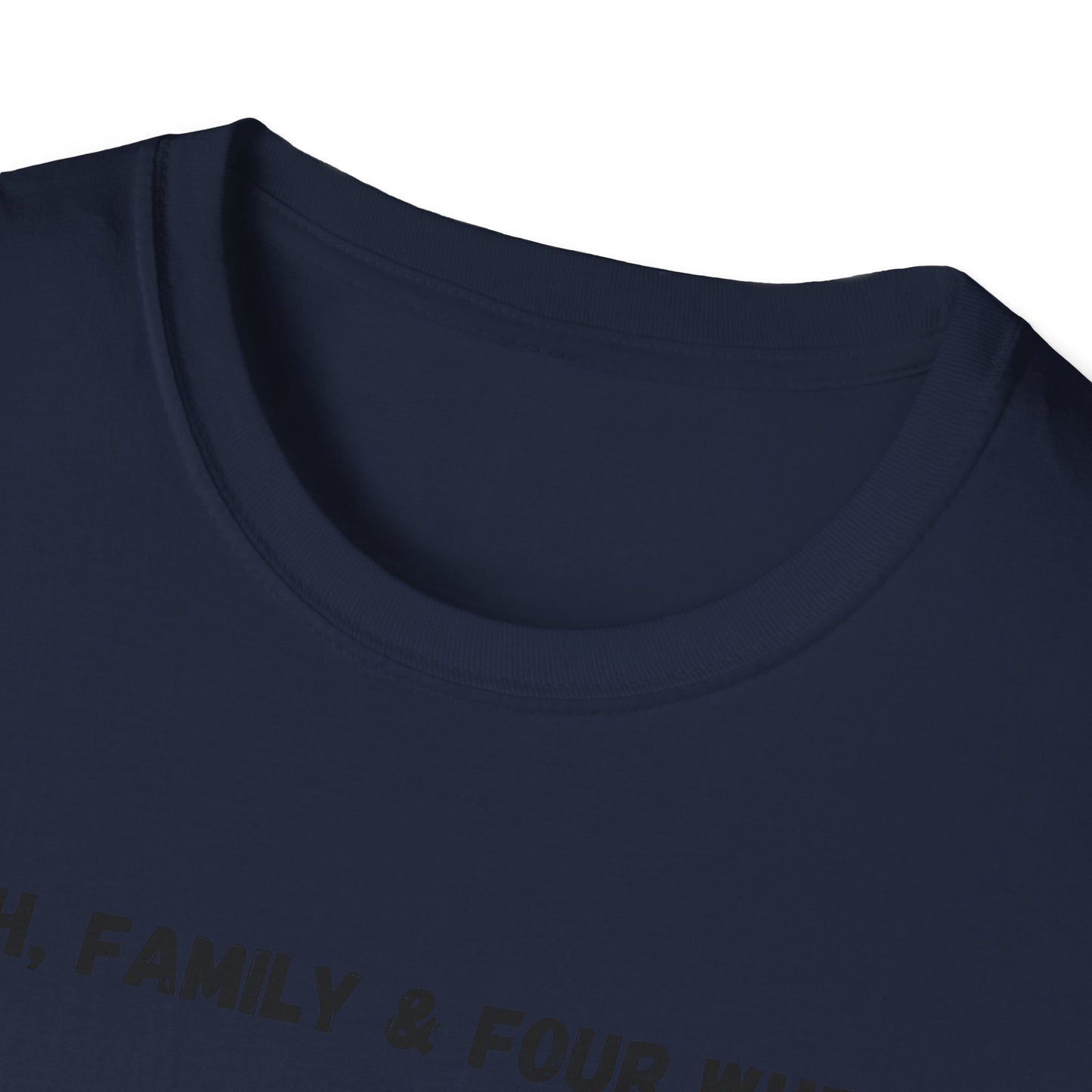 Faith Family & Four Wheels" T-Shirt | Auto Faith Tee