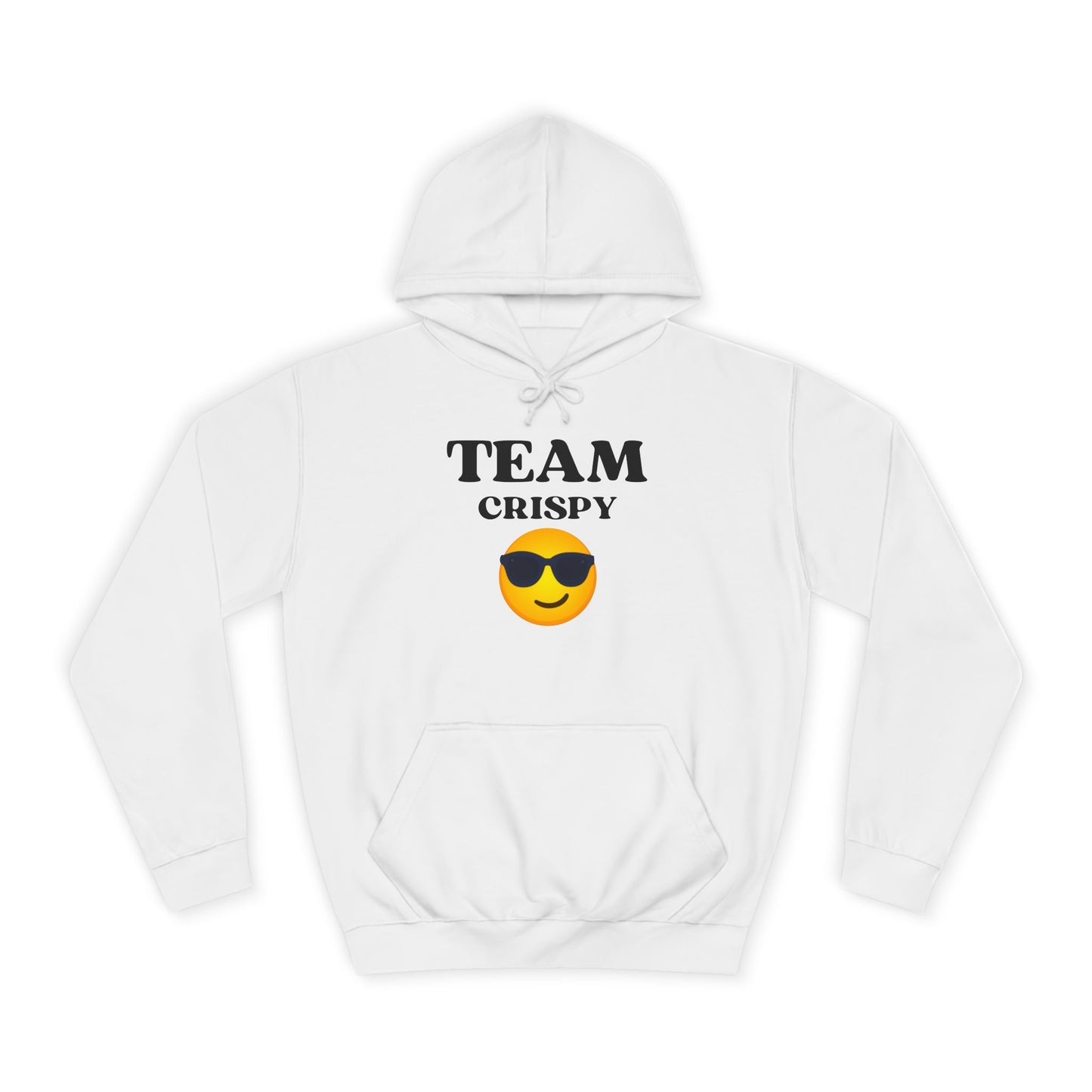 Cool College Hoodie - Team Crispy, Unisex Sweatshirt, Perfect for Students, Cozy Gift for Graduates, Casual Everyday Wear