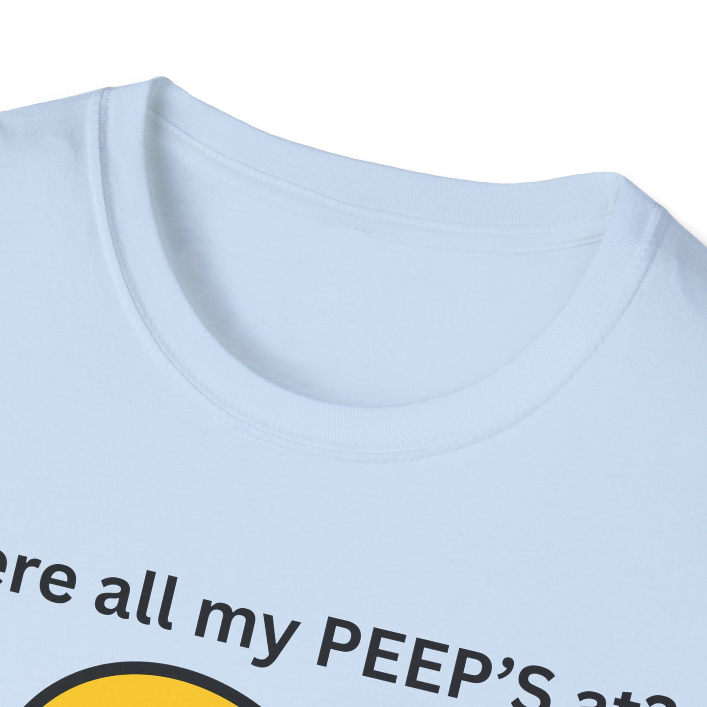 Cute Duck T-Shirt - Where All My PEEP'S At? | Fun Gift for Animal Lovers, Spring Celebrations, Easter