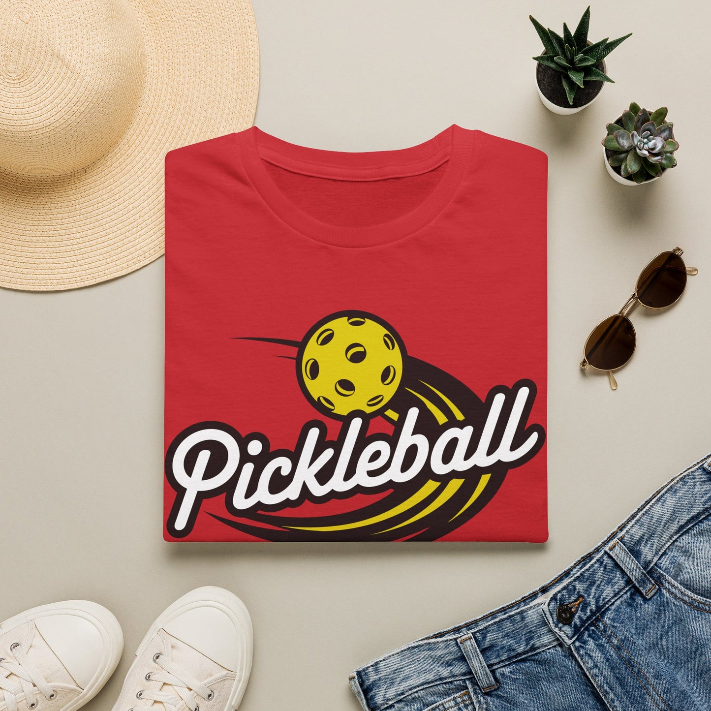 Pickleball Logo 'Just One More Game' T-Shirt | Pickleball Tee