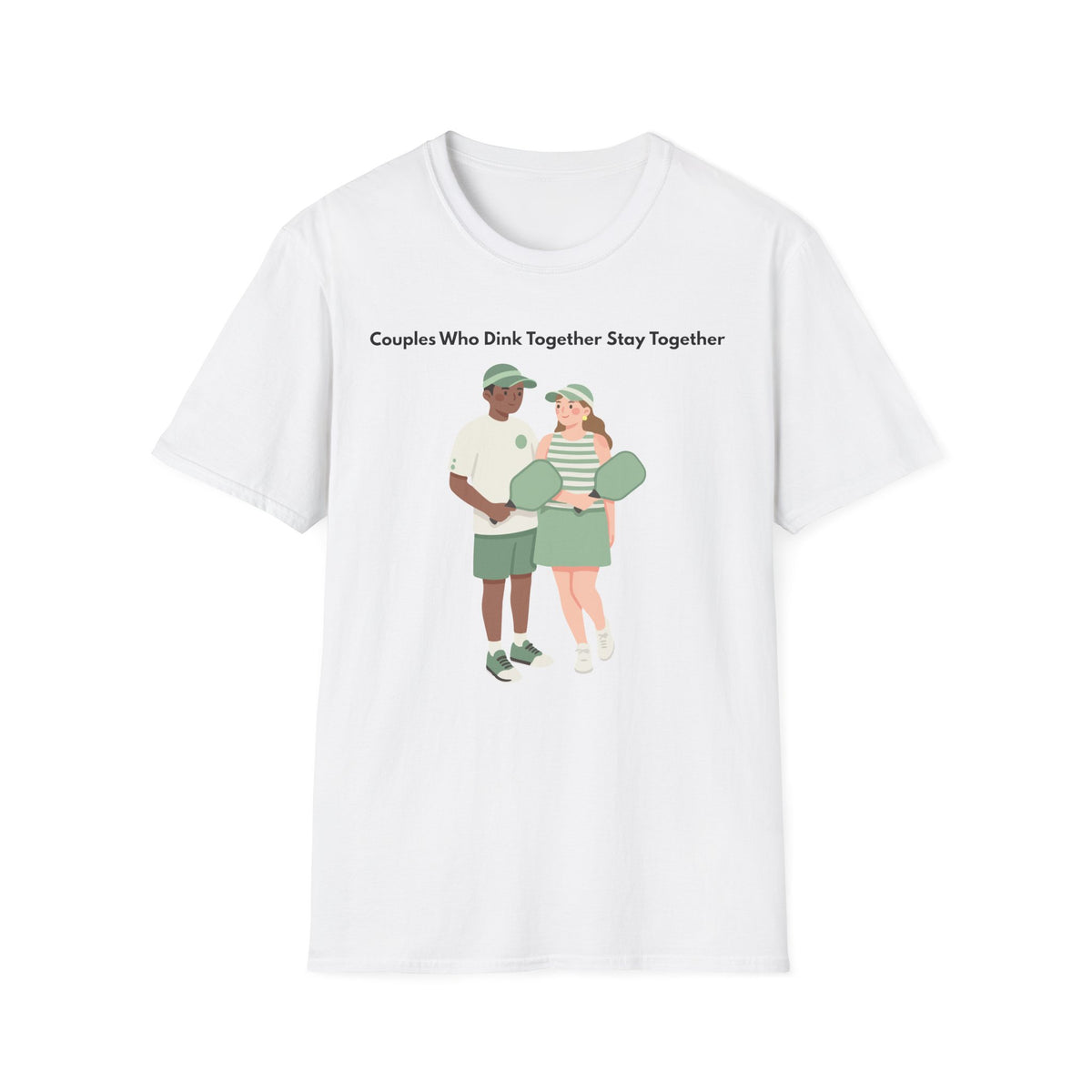 Couples Who Drink Together Stay Together T-Shirt | Matching Couple Illustration