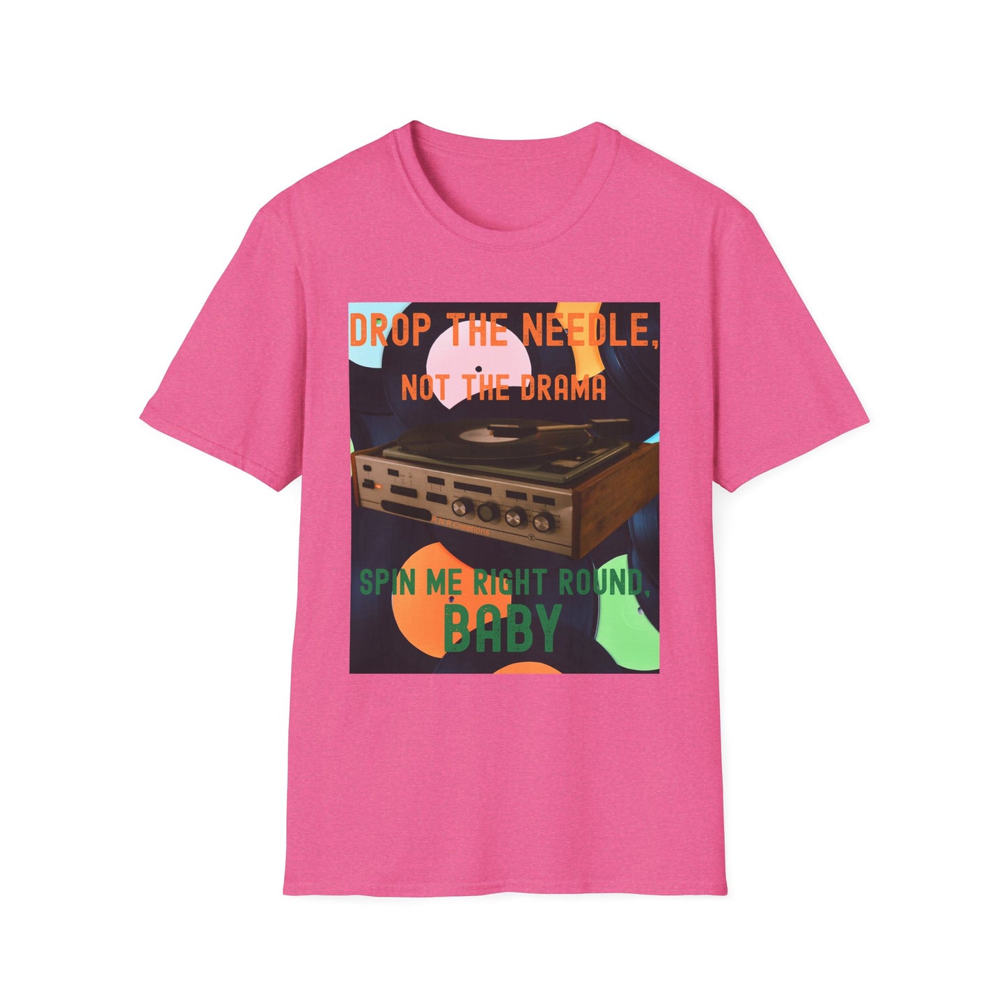 Retro Music Vibe Unisex T-Shirt, Perfect for Music Lovers, Gift for Vinyl Collectors, Casual Summer Wear, Party Tee, Unique Graphic Top