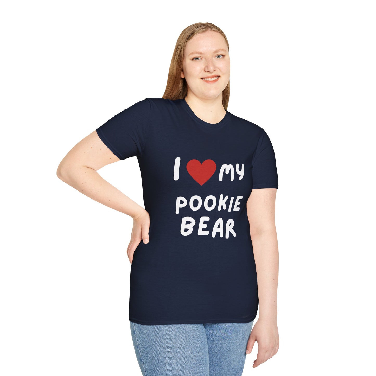 I Heart My Pookie Bear T-Shirt | Cute Heart Typography Tee