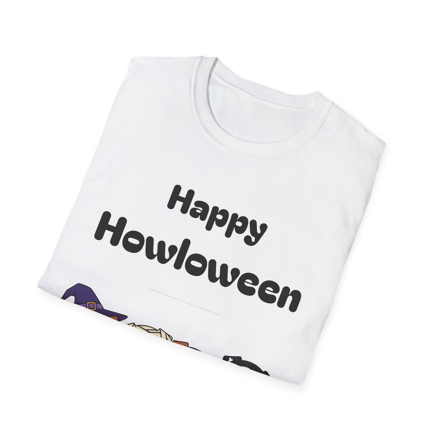 Happy Howloween Dog T-Shirt, Halloween Tee, Fun Pet Lover Gift, Unisex Shirt, Cozy Halloween Outfit, Dog Costume Celebration