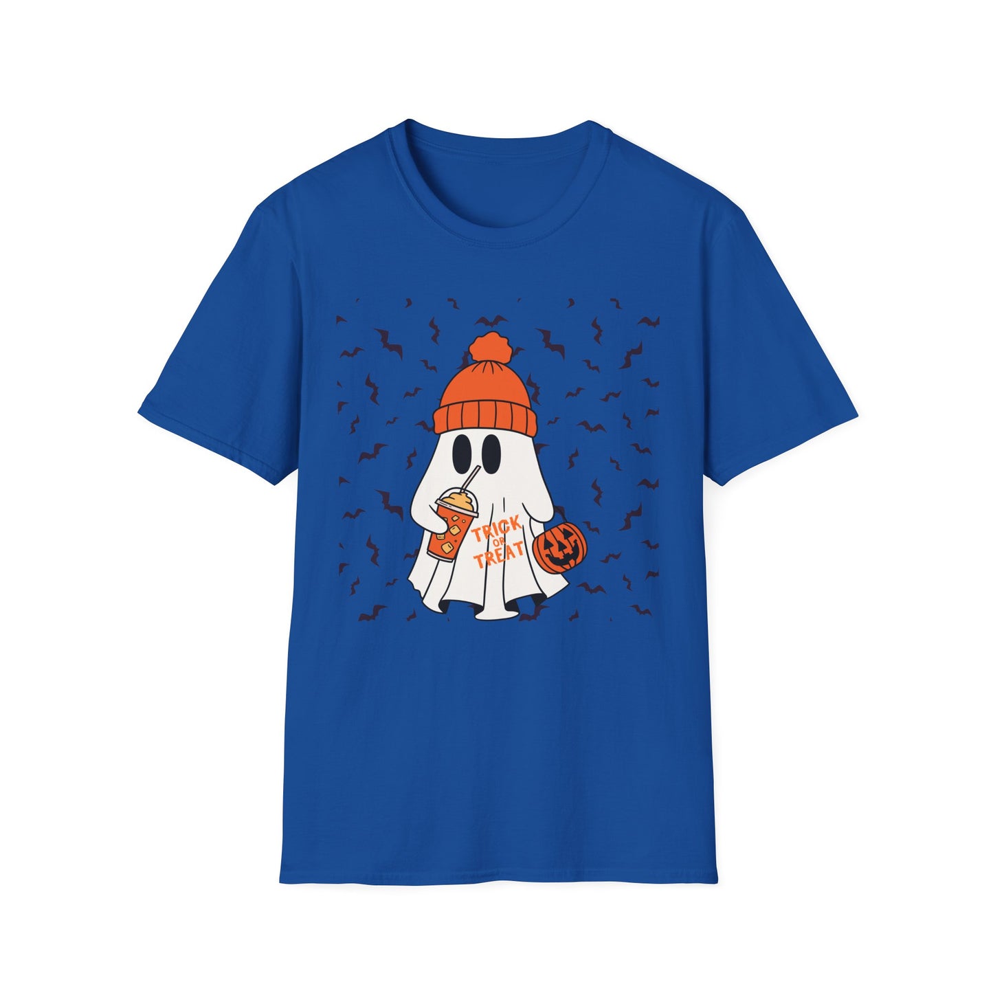 Halloween Ghost Cozy Unisex T-Shirt | Spooky Fun, Fall Apparel, Pumpkin Lovers Gift, Casual Halloween Outfit, Autumn Vibes
