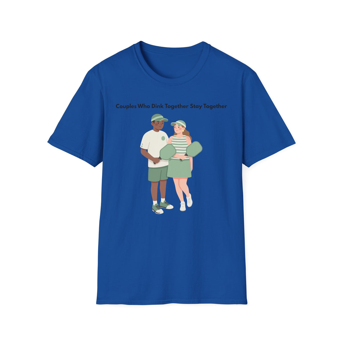 Couples Who Drink Together Stay Together T-Shirt | Matching Couple Illustration