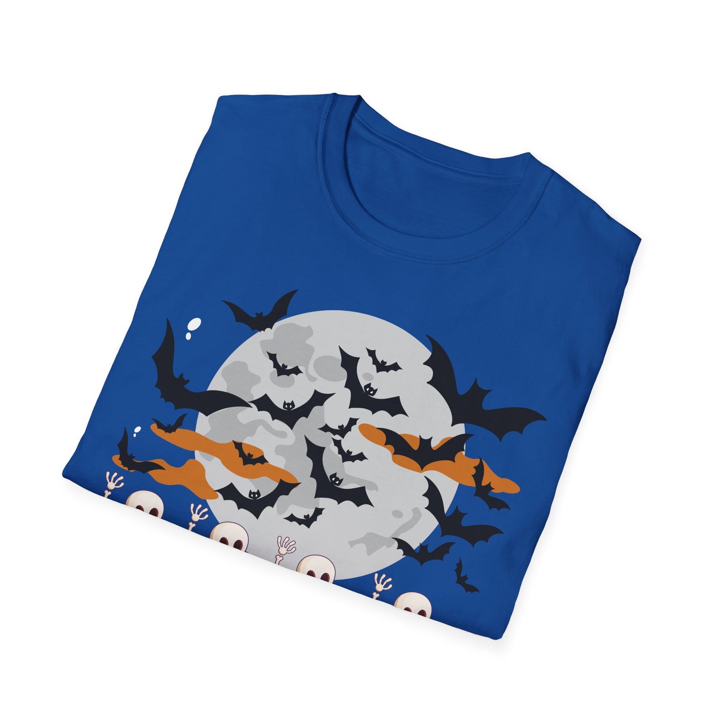 Halloween Skeleton Dance T-Shirt, Unisex Tee for Halloween Parties, Spooky Season Shirt, Cute Skeleton Design, Fun Graphic Tee