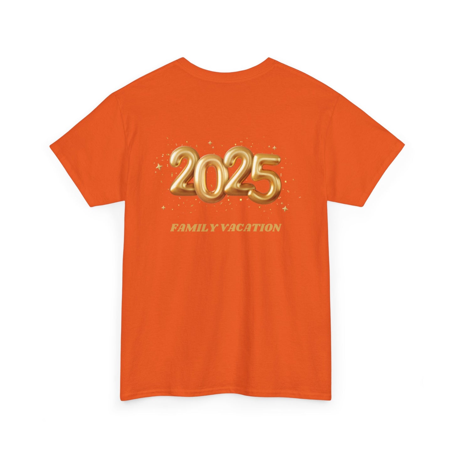 Family Vacation 2025 Unisex Heavy Cotton Tee, Summer Trip Shirt, Family Reunion Gift, Vacation Memories Top, Holiday Celebration Tee