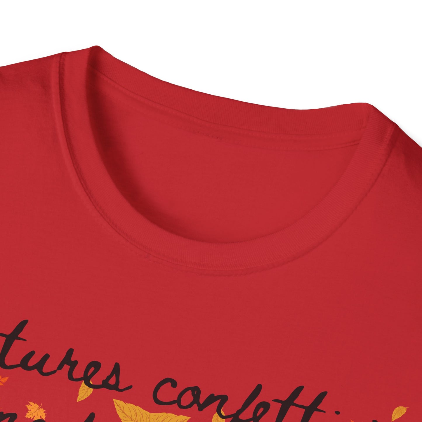 Fall Nature Confetti T-Shirt | Autumn Apparel, Seasonal Gift, Cute Casual Wear, Outdoor Adventures, Thanksgiving Shirts