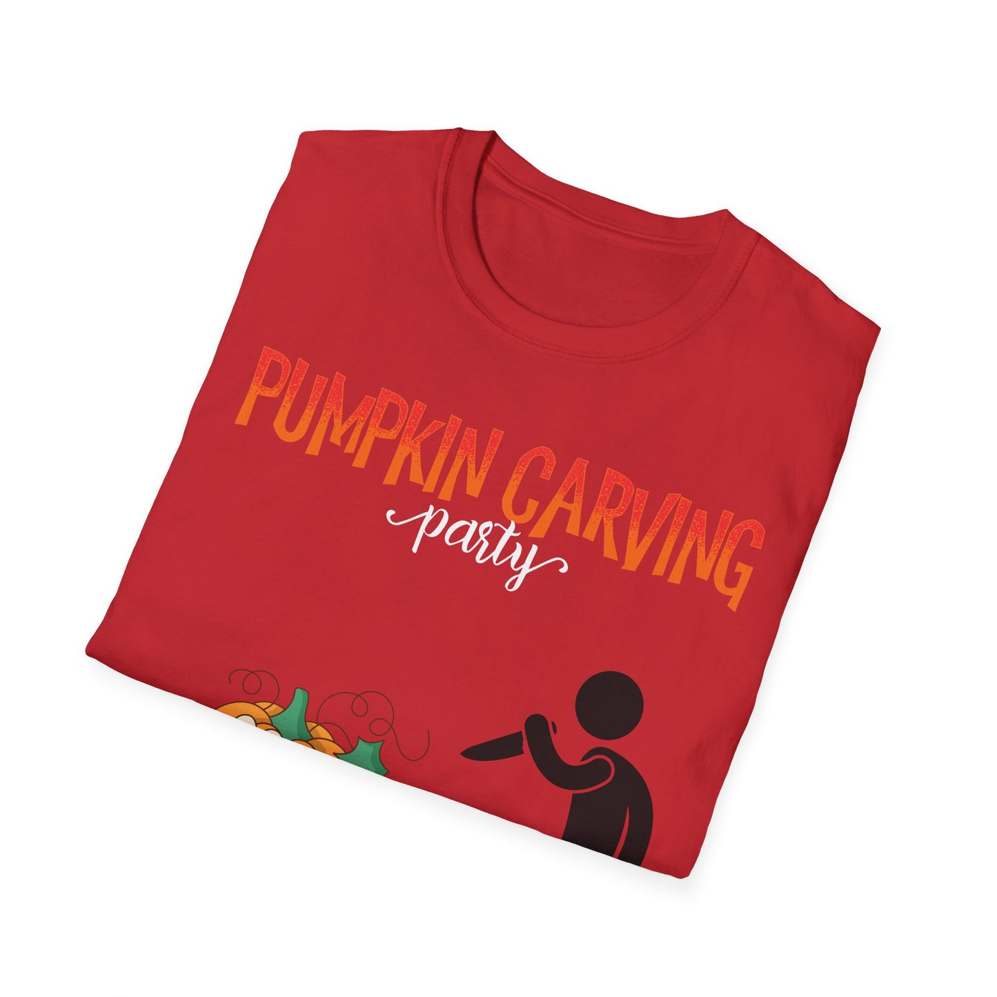 Funny Pumpkin Carving T-Shirt, Unisex Halloween Shirt, Fall Festivities Tee, Spooky Season Apparel, Quirky Halloween Gift