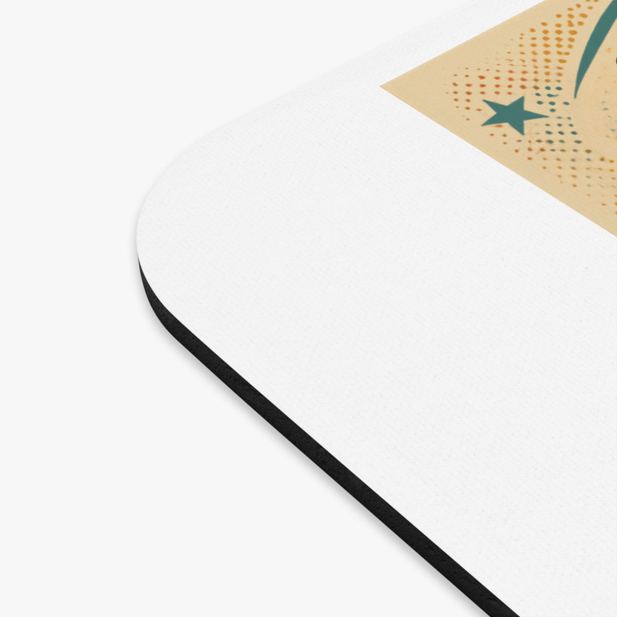 Vinyl Vibes Record Stack Mouse Pad | Retro 70s Music Design