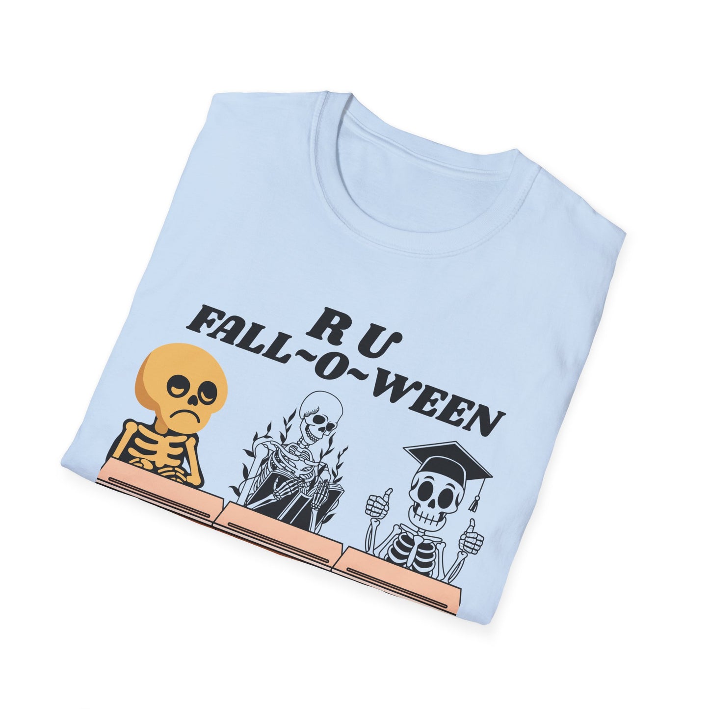 Halloween Themed T-Shirt, Spooky Costume Tee, Fall-O-Ween Graphic Shirt, Unisex Fall Apparel, Perfect for Parties