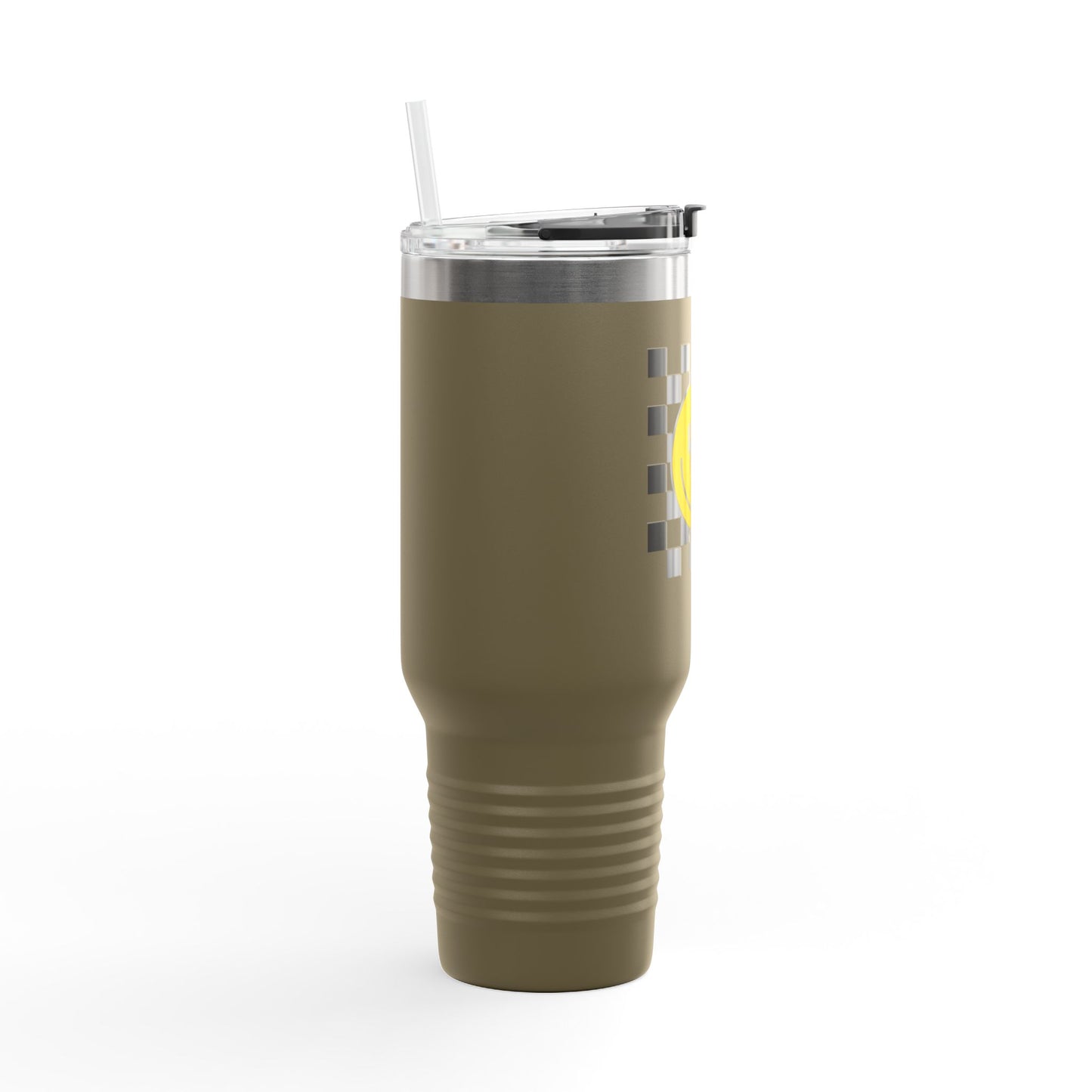 Bright Smile Insulated Travel Mug, Perfect for Road Trips, Happy Hour, and Everyday Use, 40oz Drinkware, Cheerful Gift for Coffee [...]