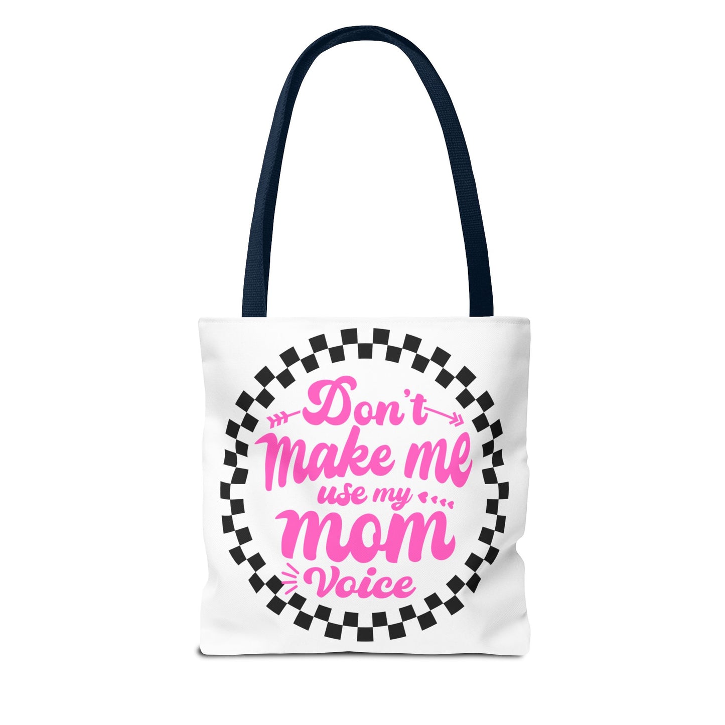 Mom Voice Tote Bag - Funny Gift for Moms, Ideal for Mother's Day, Daily Use, Grocery Shopping, Eco-Friendly, Parenting Humor