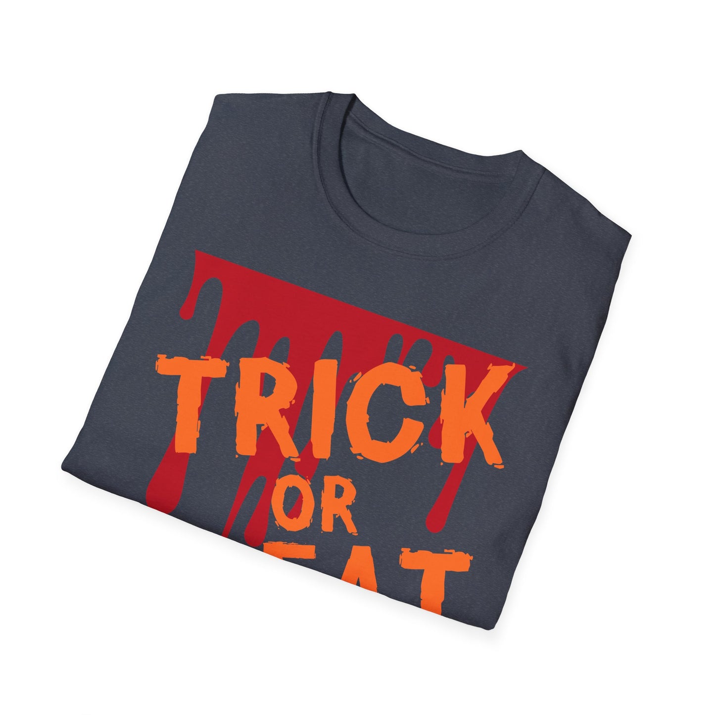 Halloween Trick or Treat Unisex T-Shirt, Spooky Costume Tee, Fall Festival Wear, Halloween Party Shirt, Yearly Autumn Apparel