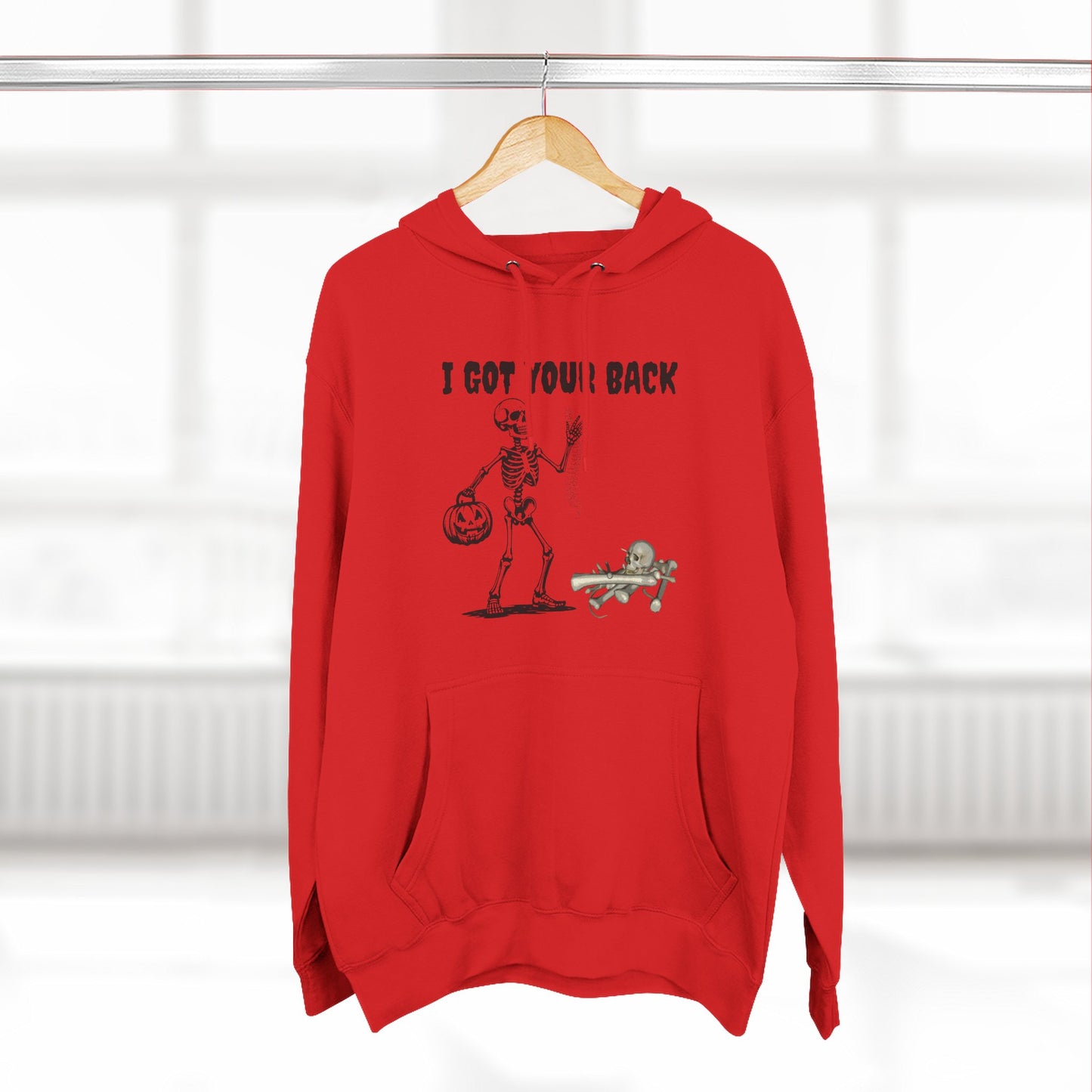 Fun Skeleton Hoodie, Halloween Gift, Cozy Fleece Sweatshirt, Unisex Pullover, Casual Wear, Unique Hoodie for Friends