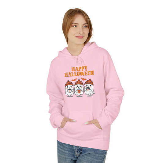 Halloween Ghosts Unisex Hoodie, Cozy Fall Apparel, Spooky Season Sweatshirt, Happy Halloween Gift, Cute Halloween Clothing