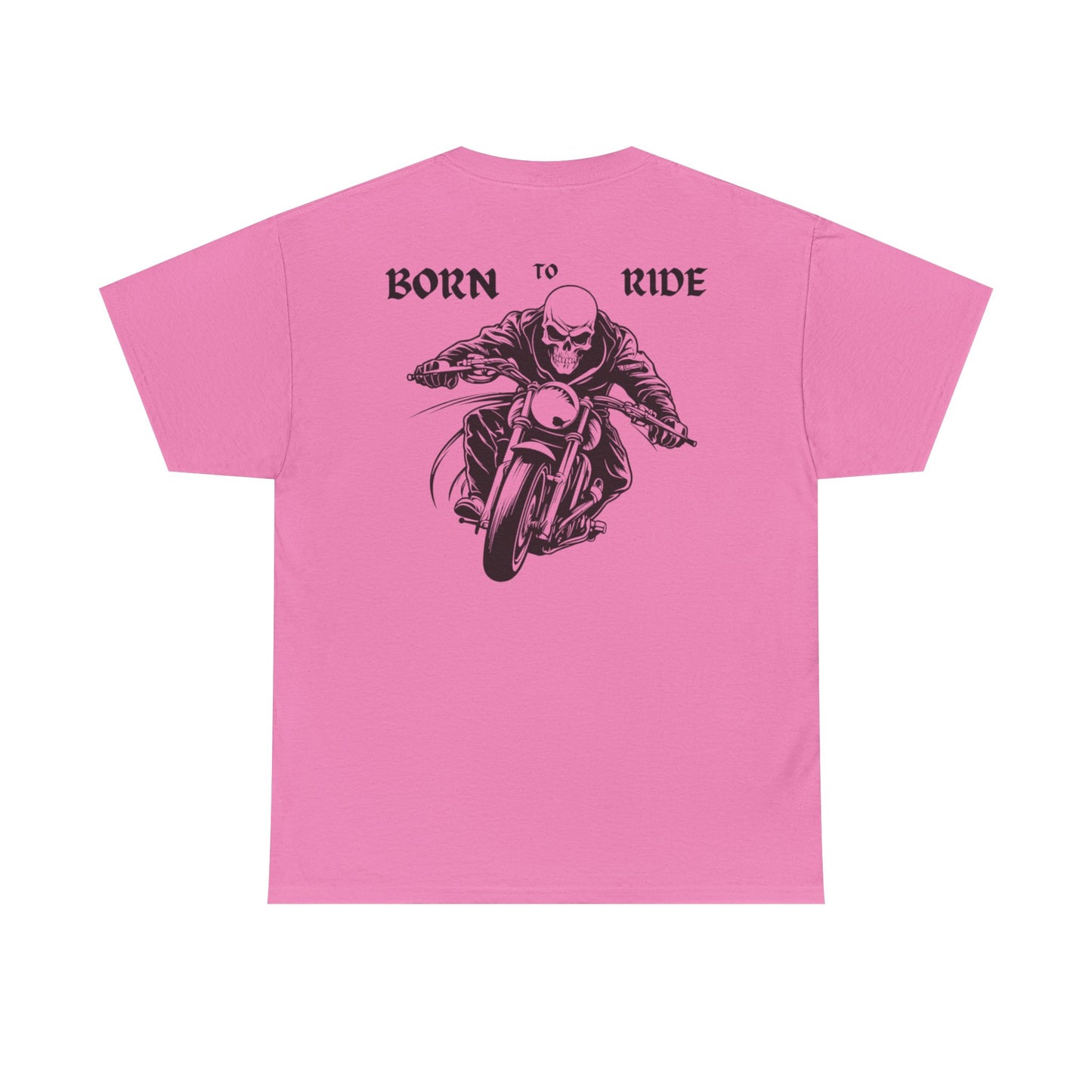 Born to Ride Unisex Heavy Cotton Tee - Perfect for Motorcycle Enthusiasts