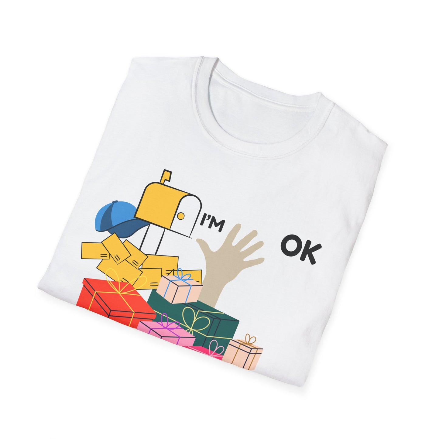 Mail Carrier shirt  I'm OK Graphic Tee, Gift for Friends, Casual Wear, Holiday Apparel, Fun  Quirky Style