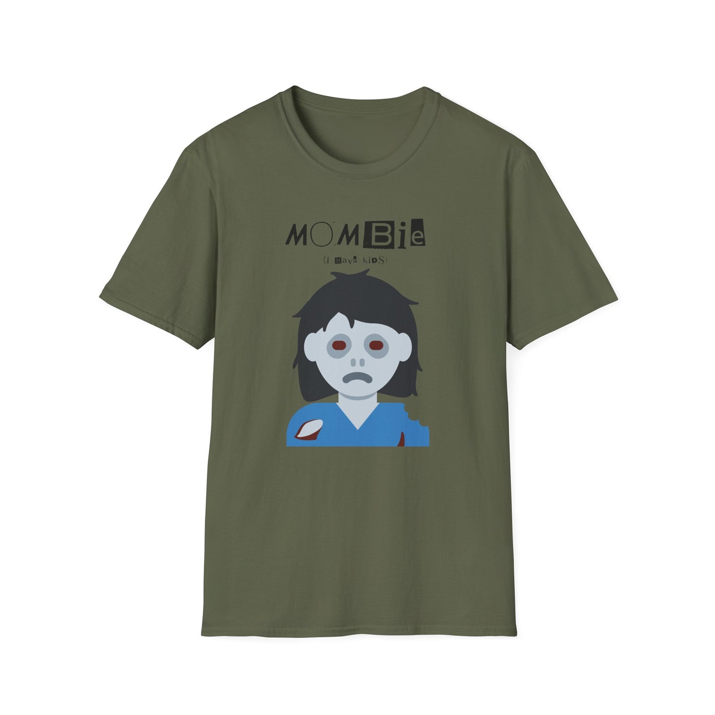 Funny MOMBie Unisex T-Shirt | Mother's Day Gift, Casual Wear, Zombie Theme, Halloween Humor, Family Shirt