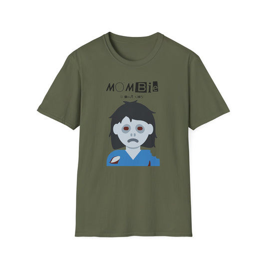 Funny MOMBie Unisex T-Shirt | Mother's Day Gift, Casual Wear, Zombie Theme, Halloween Humor, Family Shirt