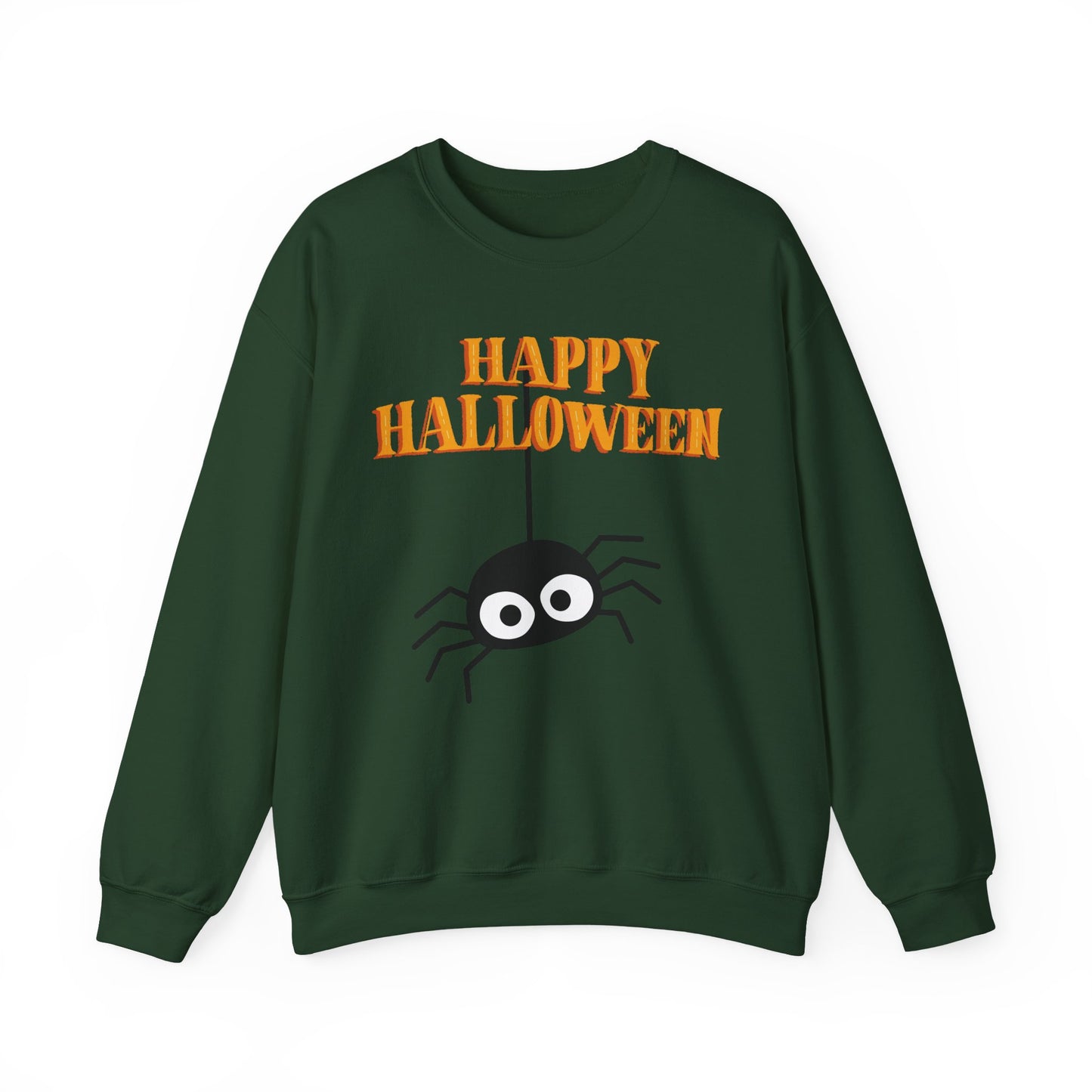 Halloween Spider Crewneck Sweatshirt | Cozy Unisex Pullover, Perfect for Fall, Halloween, Spooky Season, Gift for Friends