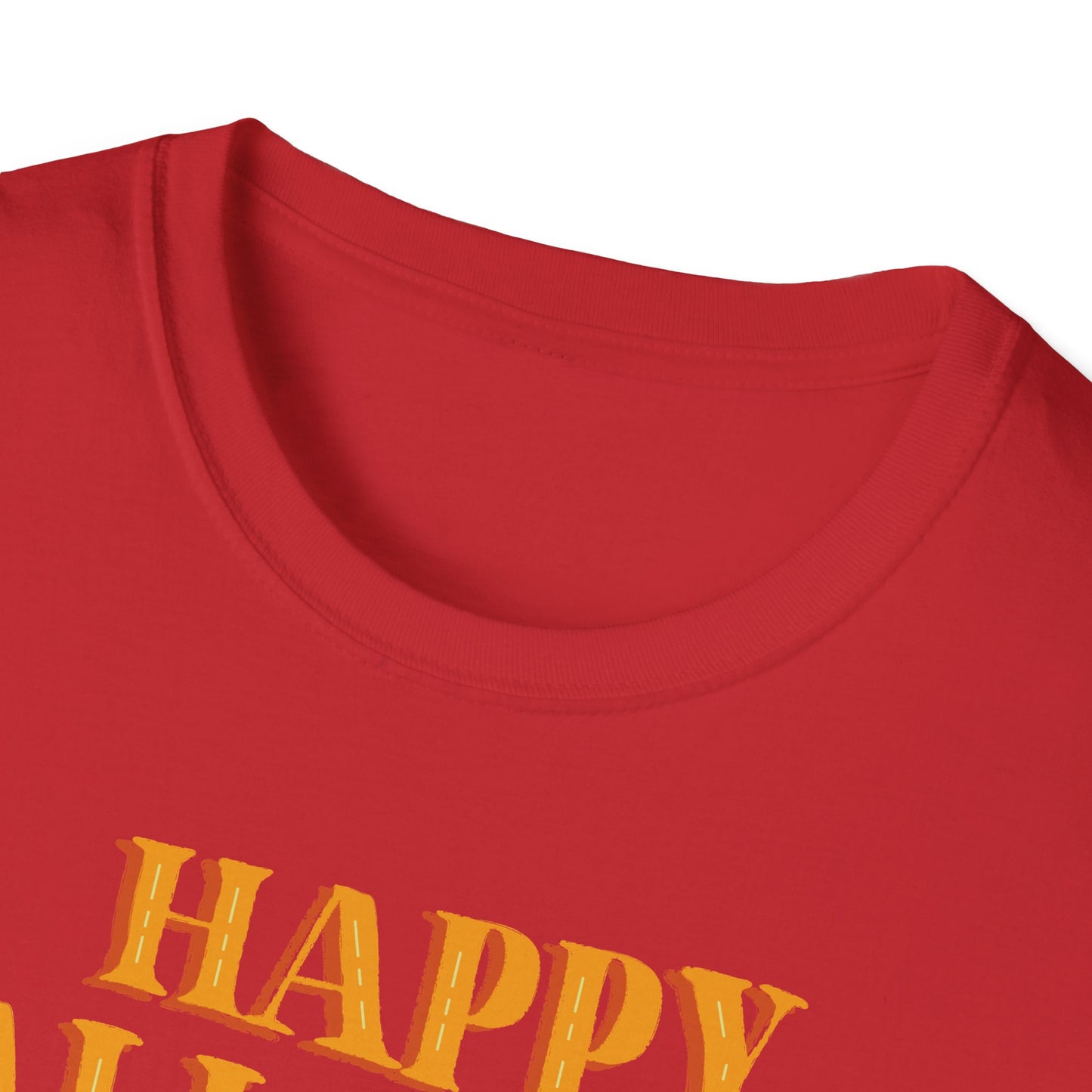Happy Halloween Ghost T-Shirt, Cute Halloween Tee, Unisex Graphic T-Shirt, Fall Apparel, Spooky Season Shirt, Trick or Treat Top