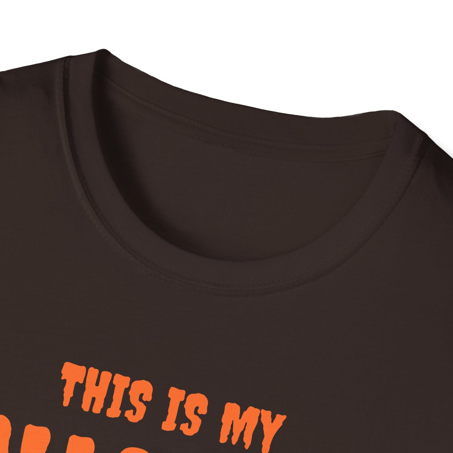 Halloween Costume T-Shirt, Fun Unisex Tee, Spooky Season Apparel, Casual Halloween Wear, Trick or Treat Shirt, Gift for Halloween Lovers