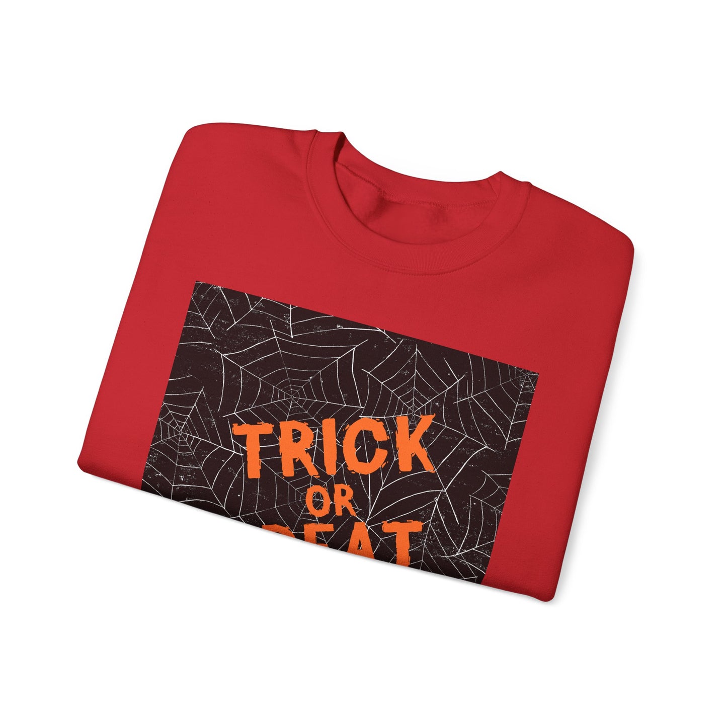 Halloween Trick or Treat Sweatshirt, Unisex Crewneck, Cozy Fall Fashion, Halloween Gatherings, Spooky Season Essentials