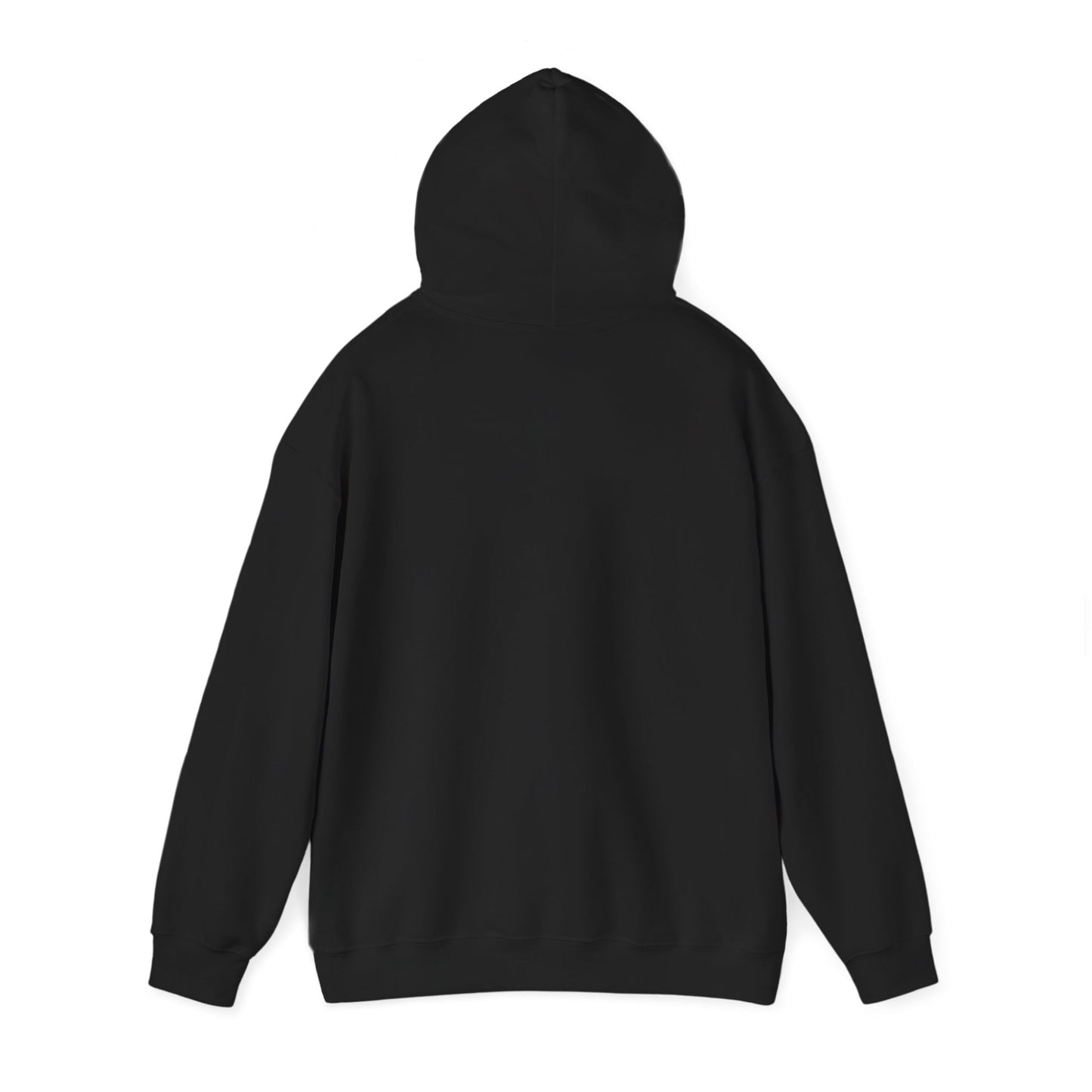 Heart Script Hoodie — Minimal Heart Text Graphic Pullover