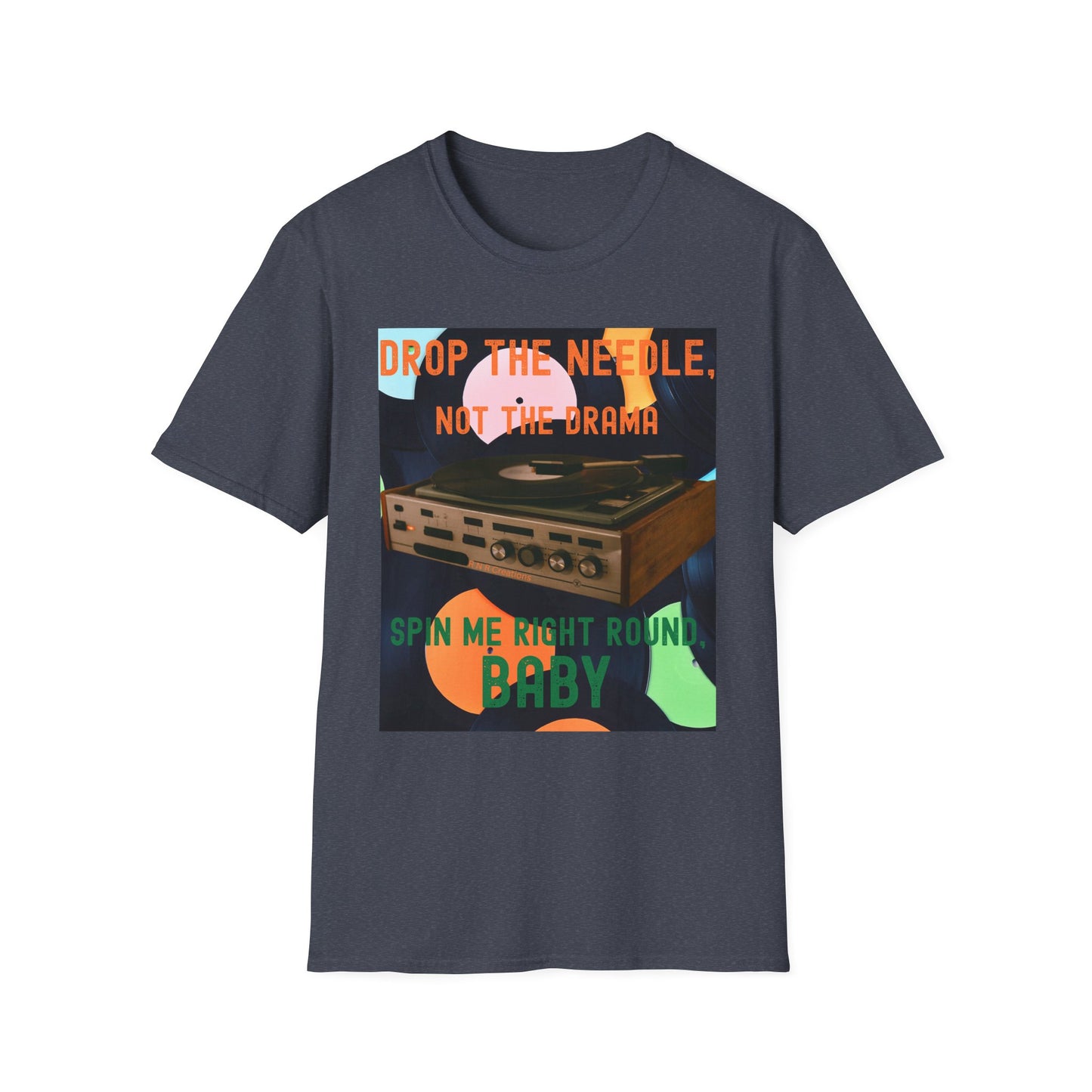 Retro Music Vibe Unisex T-Shirt, Perfect for Music Lovers, Gift for Vinyl Collectors, Casual Summer Wear, Party Tee, Unique Graphic Top