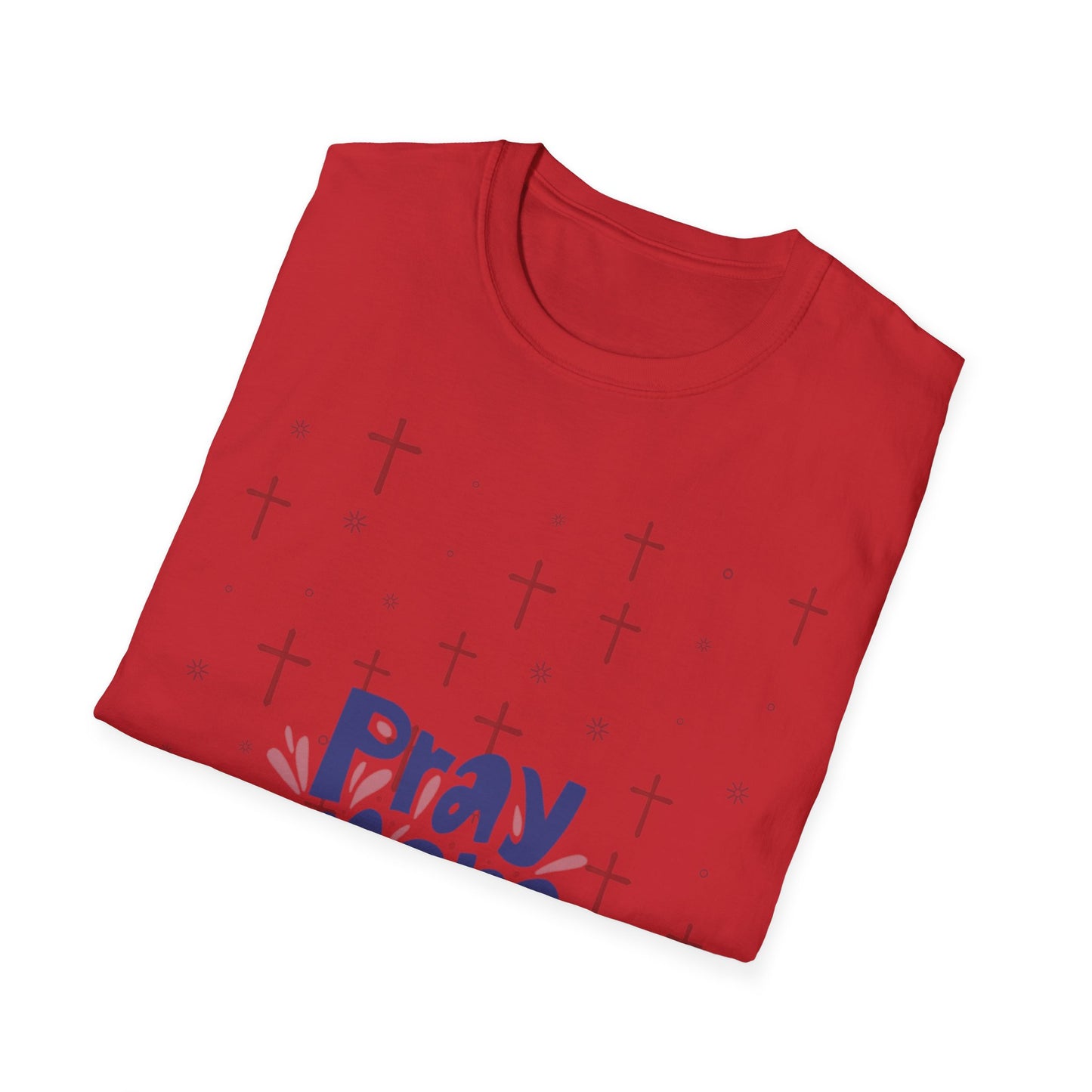 Pray More Worry Less Unisex T-Shirt, Inspirational Tee for Faith, Religious Gift, Casual Wear, Positive Vibes Apparel