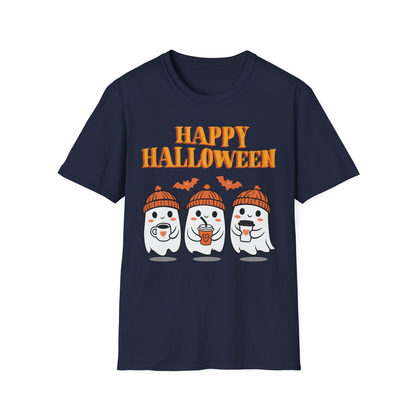 Happy Halloween Unisex Softstyle T-Shirt, Cute Halloween Tee, Fall Fashion, Pumpkin Spice Lovers, Halloween Party Outfit, Trendy [...]
