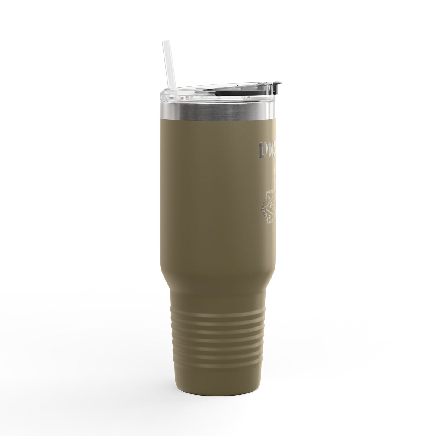 Dice Life Insulated Travel Mug, 40oz | Perfect for Gamers, Strong Design, Great for Parties, Gifts for RPG Fans, Outdoor Adventures